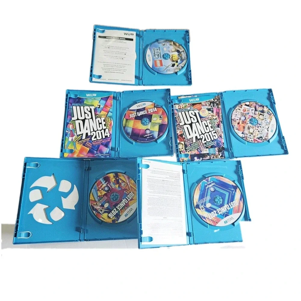 Just Dance Wii U LOT Of 5 Games Just Dance 2014 - 2017 And Lego City Undercover